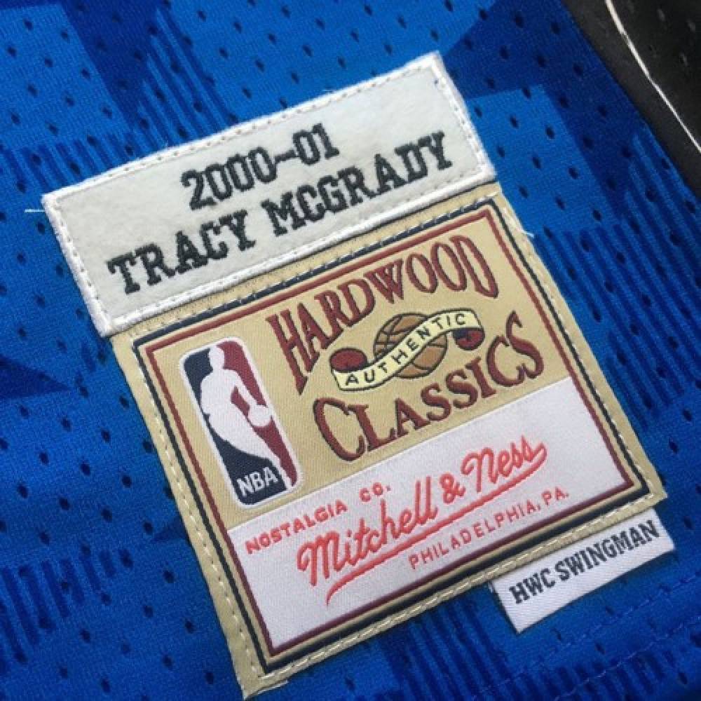 Men's Orlando Magic Tracy McGrady #1 Throwback Blue 00-01 Hardwood Classics Jersey-Pro Kit Vault | Brand New 26/27 Sports Jerseys